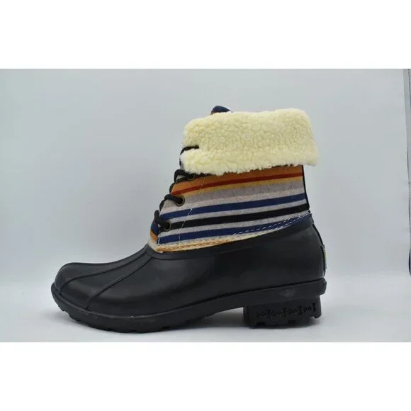 Pendleton Womens Size 9 Bridger Strip Mid Waterproof Insulated Duck Boots Shoes - Picture 8 of 11